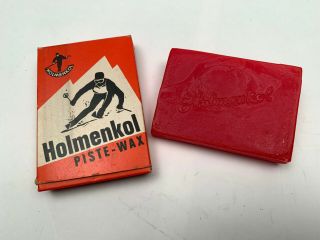 VINTAGE Holmenkol Waxes from the 60 ' s - Placed 3rd in CUSSA Boyne Mtn Downhill 3