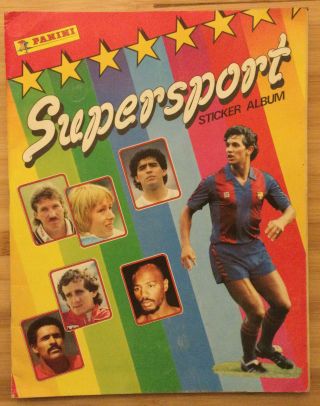 Panini Supersport Sticker Album 1987 222/253 Inc Tyson Rookie,