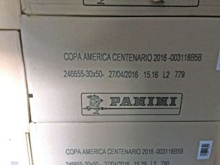 Panini Copa America Centenario 2016 Carton