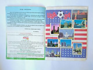 Abril Panini USA 94 World Cup Sticker Album 1994 - Complete - Brazilian edition 2