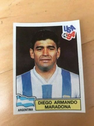 Usa 94 World Cup Panini Sticker México Album No 239 Diego Armando Maradona