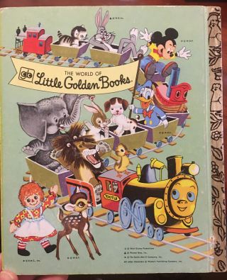Walt Disney Uncle Remus Little Golden Book 1974 Vintage Twenty Sixth Printing 2