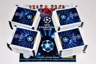 Panini Uefa Champions League 2013/2014 13/14 – 200 TÜten Packets,  Empty Album