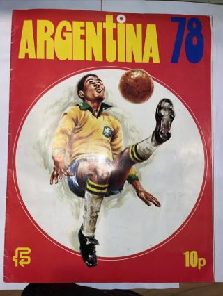 Fks Argentina 78 World Cup Sticker Album - Complete