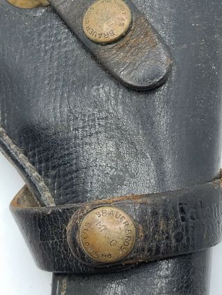 Vintage Brauer Bros St Louis Holster Old Right Handed 2