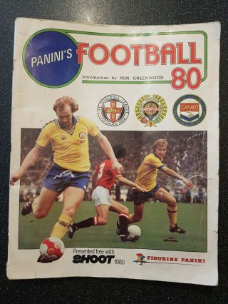 Panini Football 80 Sticker Album 100 Complete - Liverpool,  Utd,  Forest,  Arsenal