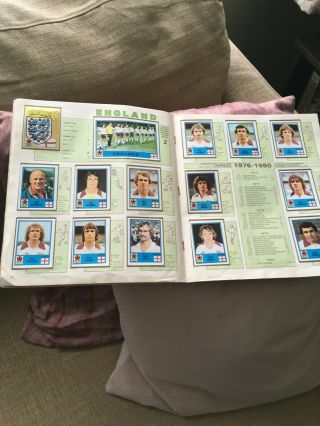 PANINI EUROPA 80 STICKER BOOK COMPLETE,  SOME WEAR TO COVER INSIDE 3