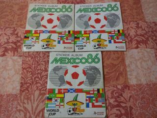 Panini World Cup Mexico 86 Sticker Album X3 Missing 13 Stickers
