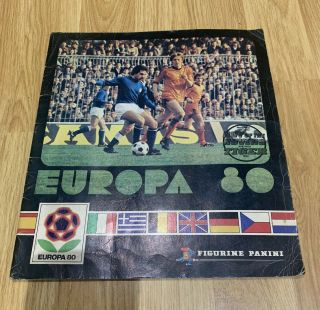 Panini Football Europa 80 - 100 Complete Sticker Album