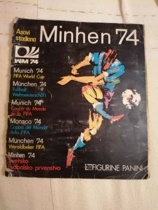 World Cup Minhen Munich 74 1974 Panini Complete Album Munchen Yu
