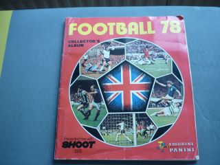 Panini Football 78 Collectors Album - - 95 Complete