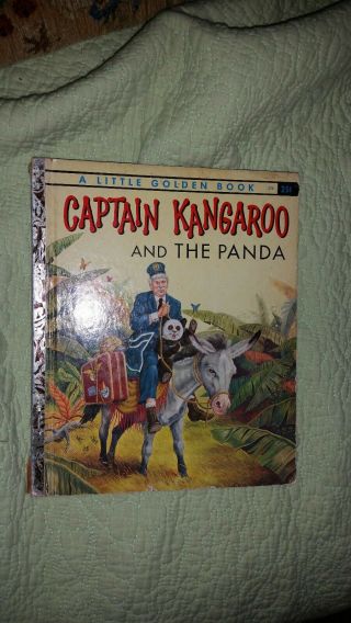 Captain Kangaroo And The Panda (a Little Golden Book) (1st Ed) 1957 " A "