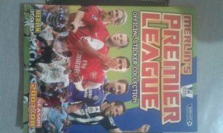 Merlin Premier League Football Stickers Album Complete 2008