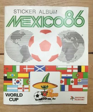 Panini World Cup Mexico 86 Sticker Album -