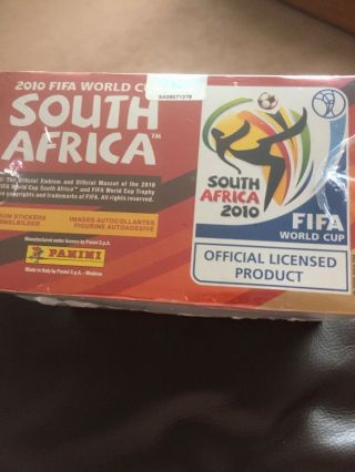 Panini 2010 World Cup Football Stickers Box 100 Packets