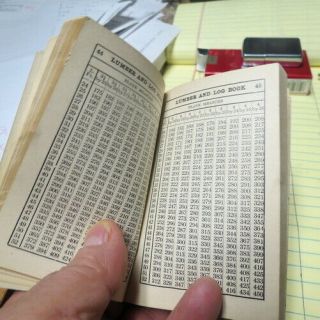 Vintage 1923 Scribners Lumber & Log Miniature Hardback Book 190 Pages Very