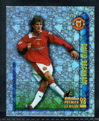 Merlin Premier League 98 David Beckham - Manchester United Foil Sticker