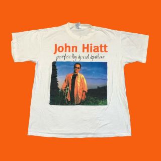 Vintage 1993 John Hiatt World Tour Shirt Vtg 90s Country Western Blues Music Xl