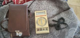 Vintage Beckman Tech 310 - Digital Multimeter,  Leather Case Great