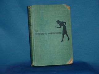 Vintage Book Hardcover 1933 Nancy Drew Stories The Password To Larkspur Lane