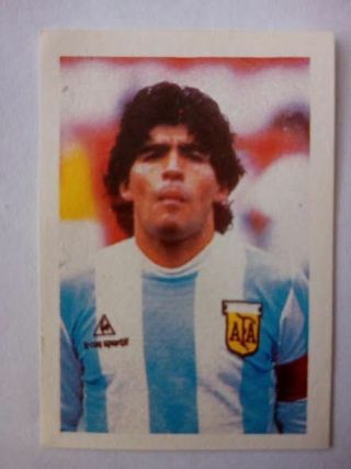 Peru 1986 Navarrete Wold Cup Soccer Mexico´86 Argentina - Diego Maradona