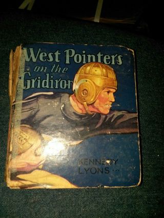 West Pointers On The Gridiron By Kennedy Lyons - 1936 Vintage Football Book Rare