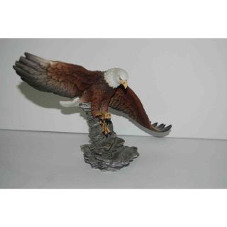 Vtg 1989 American Eagle Gallery Fine Porcelain Design Bald Eagles