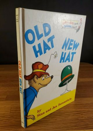 1970 Hc Old Hat Hat By Stan And Jan Berenstain Bears Bright And Early Books