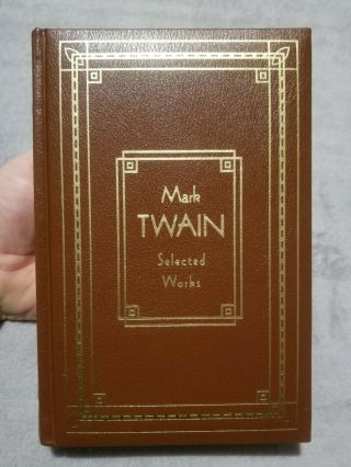 Mark Twain Selected Faux Leather Fine Tom Sawyer Huck Finn