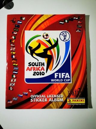 Panini World Cup 2010 South Africa Official Licensed Sticker Album,  382 Stickers