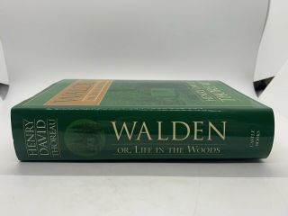 Walden Life in the Woods Henry David Thoreau Castle Books HC DJ Outdoors Nature 3