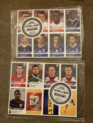 Panini World Cup 2010 South Africa – Full Set Of 80 Sticker Updates -