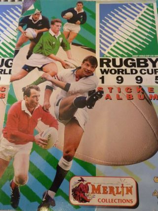 2 X Merlin Rugby World Cup 1995 Sticker Album 134 Missing And 130 Missing