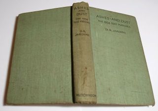 Ashes And Dust,  The 1934 Test Matches By D.  R.  Jardine,  Hb Cricket,  Illustrated