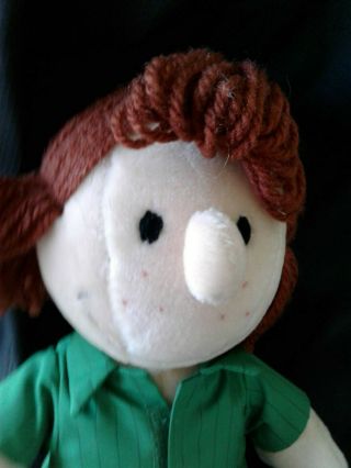 Vintage 13 Inch Peanuts Peppermint Patty Plush Doll Determined Productions