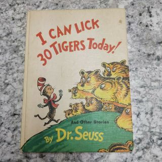 Dr Seuss Vtg I Can Lick 30 Tigers And Other Stories King Louie Katz Glunk That