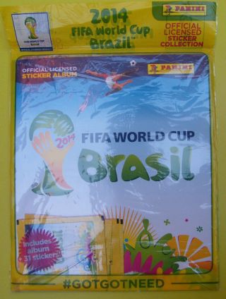 Panini World Cup WC Brazil 2014 Starter Pack Album UK Edition 3