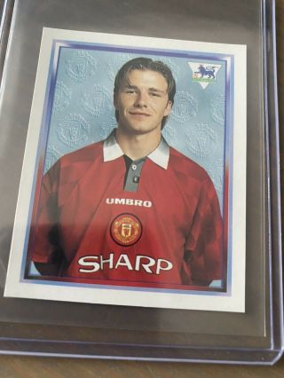 David Beckham Merlin Premier League 98 1998 Football Soccer Sticker 350