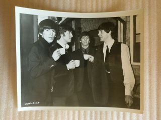 The Beatles,  Vintage Press Photo John Lennon Paul Mccartney Ringo Starr
