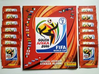 Panini World Cup 2010 South Africa Sticker Album & 14 Sticker Packets