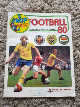 Panini Football 80 1980 Incomplete Sticker Album