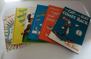6 Dr.  Suess Vintage 1958 Classic Beginner Books.  More Details.  Like