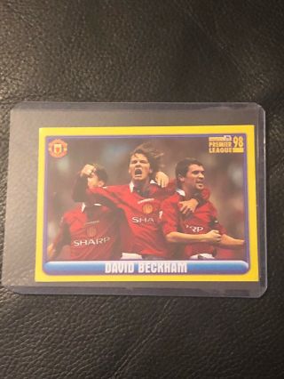 David Beckham Manchester United Merlin Premier League Sticker 98 No257