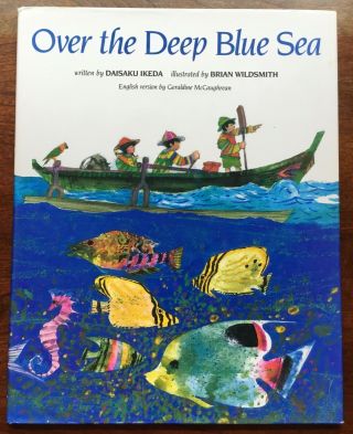 Vg 1992 Hc Dj 1st Edition Over Deep Blue Sea Brian Wildsmith Won Kate Greenaway