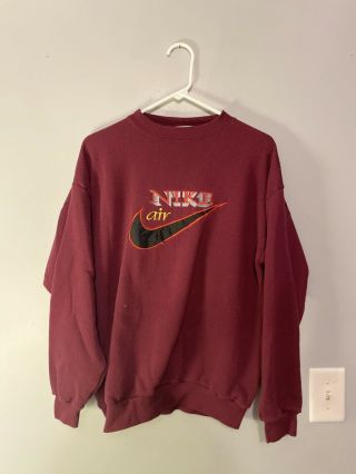 Vintage 90s Nike Bootleg Sweatshirt Size Large
