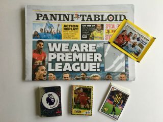 Panini Premier League Tabloid 2019 Album,  Full Stickers Set,  Packet