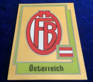 Panini Europa 80 Football Sticker Osterreich Badge 229 Professionally Recovered