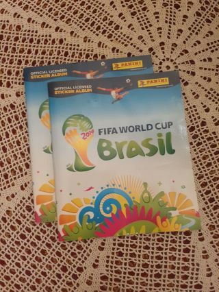 2x 2014 1 70 Complete Panini World Cup Sticker Albums
