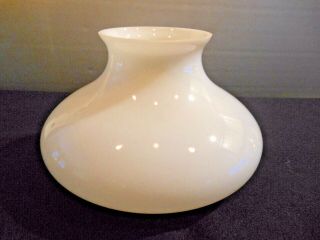 Vintage Tam O Shanter Milk Glass Shade With A 7 " Fitter And 6 3/4 " Height Euc