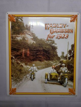 Vintage Rare 1995 Harley Davidson " Harley Davidson For 1928 " Sign